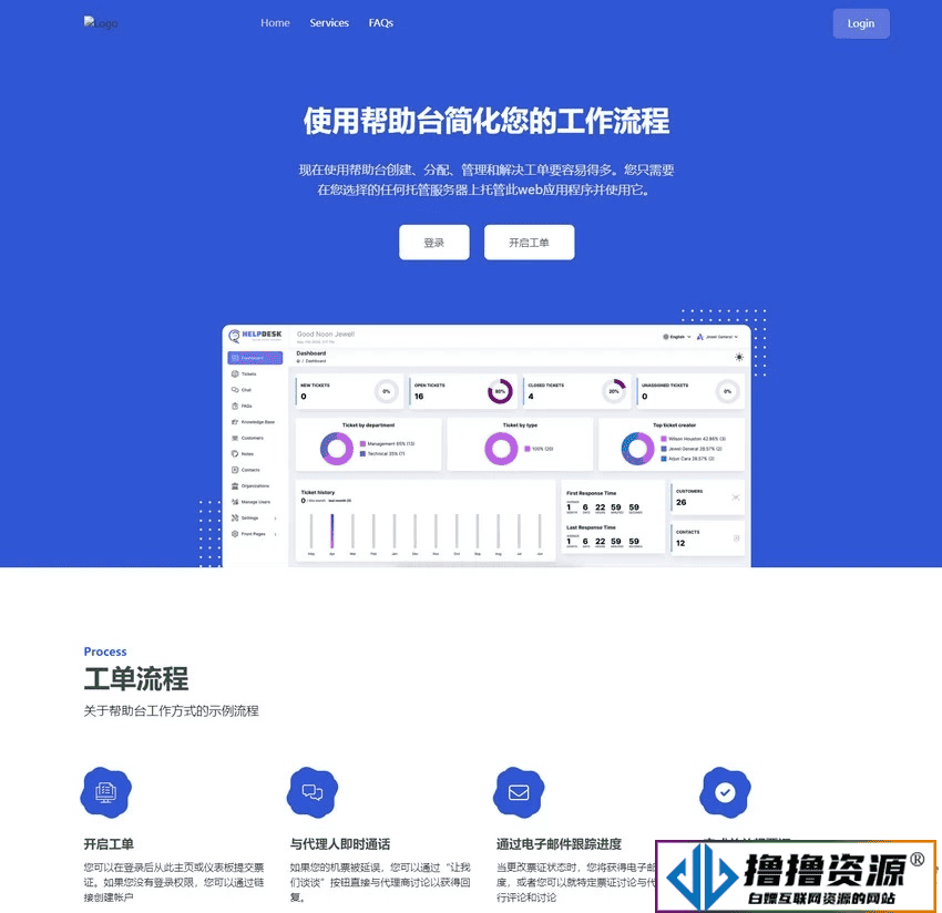 轻量工单知识库程序网站已开心汉化系统源码 - 不死鸟资源网|不死鸟资源网