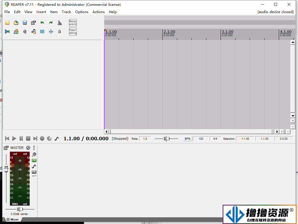 REAPER音频编辑v7.11汉化绿色版 - 不死鸟资源网|不死鸟资源网