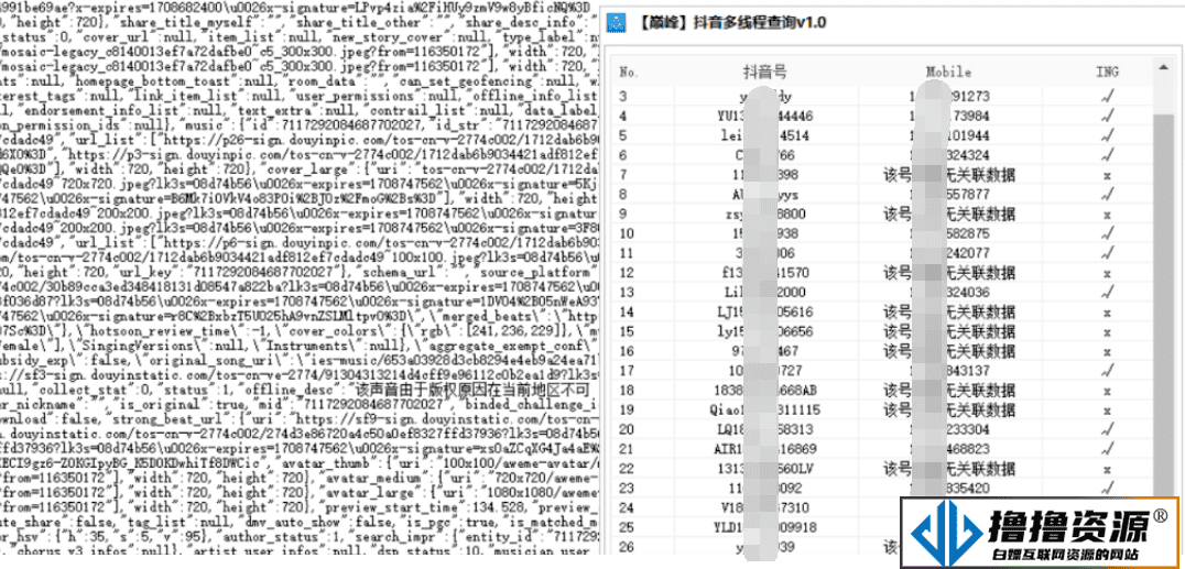 巅峰抖音UID多线程查询v1.35 - 不死鸟资源网|不死鸟资源网