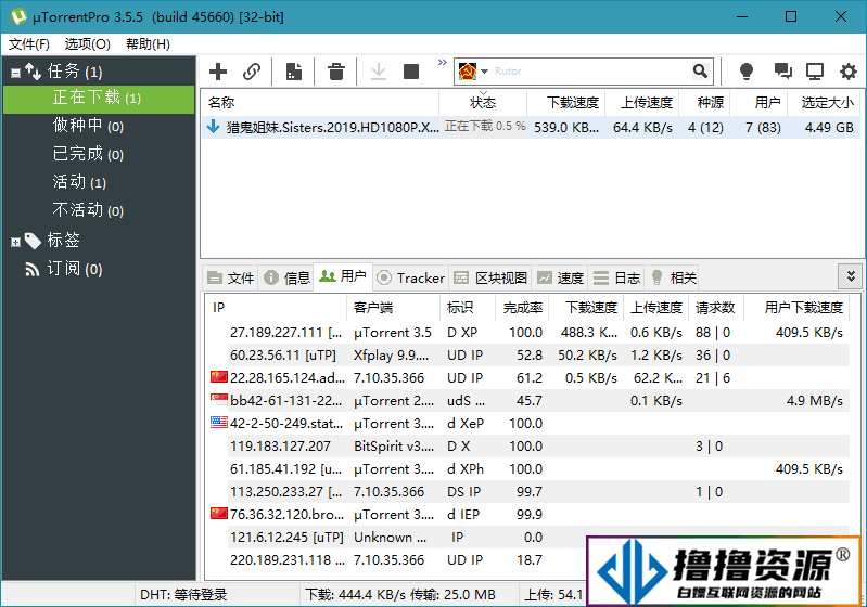 uTorrent Pro v3.6.0.47028绿色版/BT下载客户端 - 不死鸟资源网|不死鸟资源网