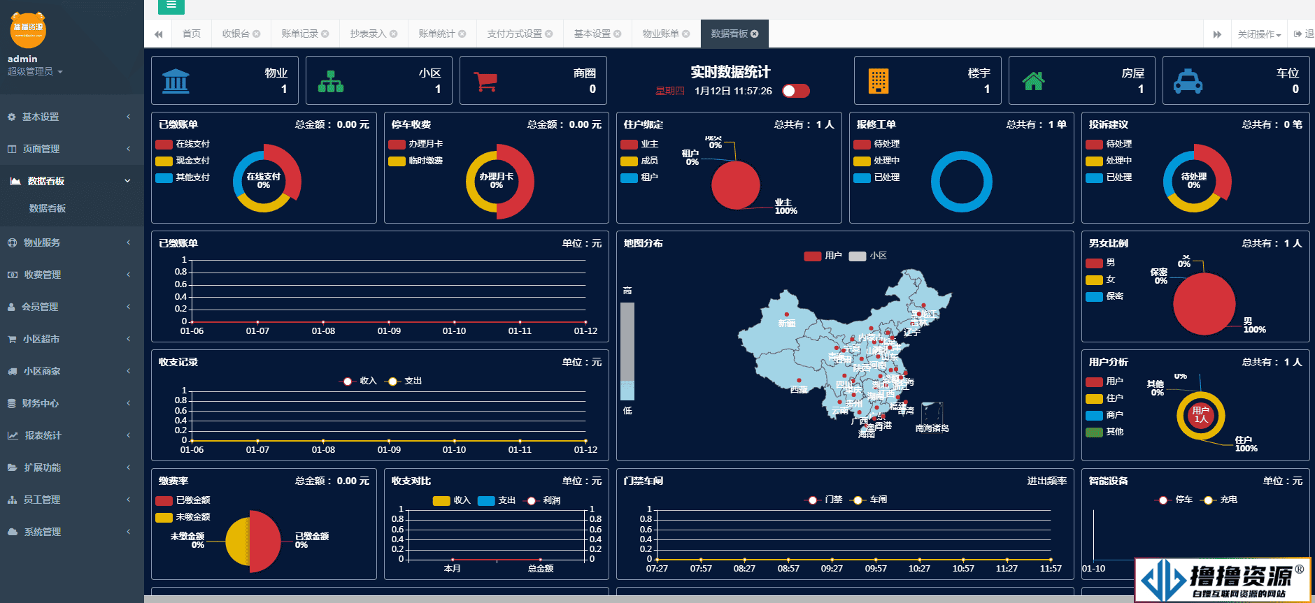 微小区v11.1.1 （公众号+小程序模块版）