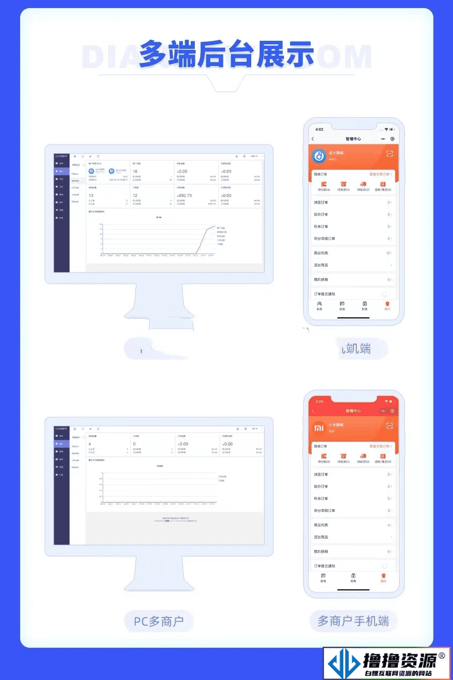 点大商城V2版 2.5.4全插件开源独立版 百度+支付宝+QQ+头条+小程序端+unipp开源端