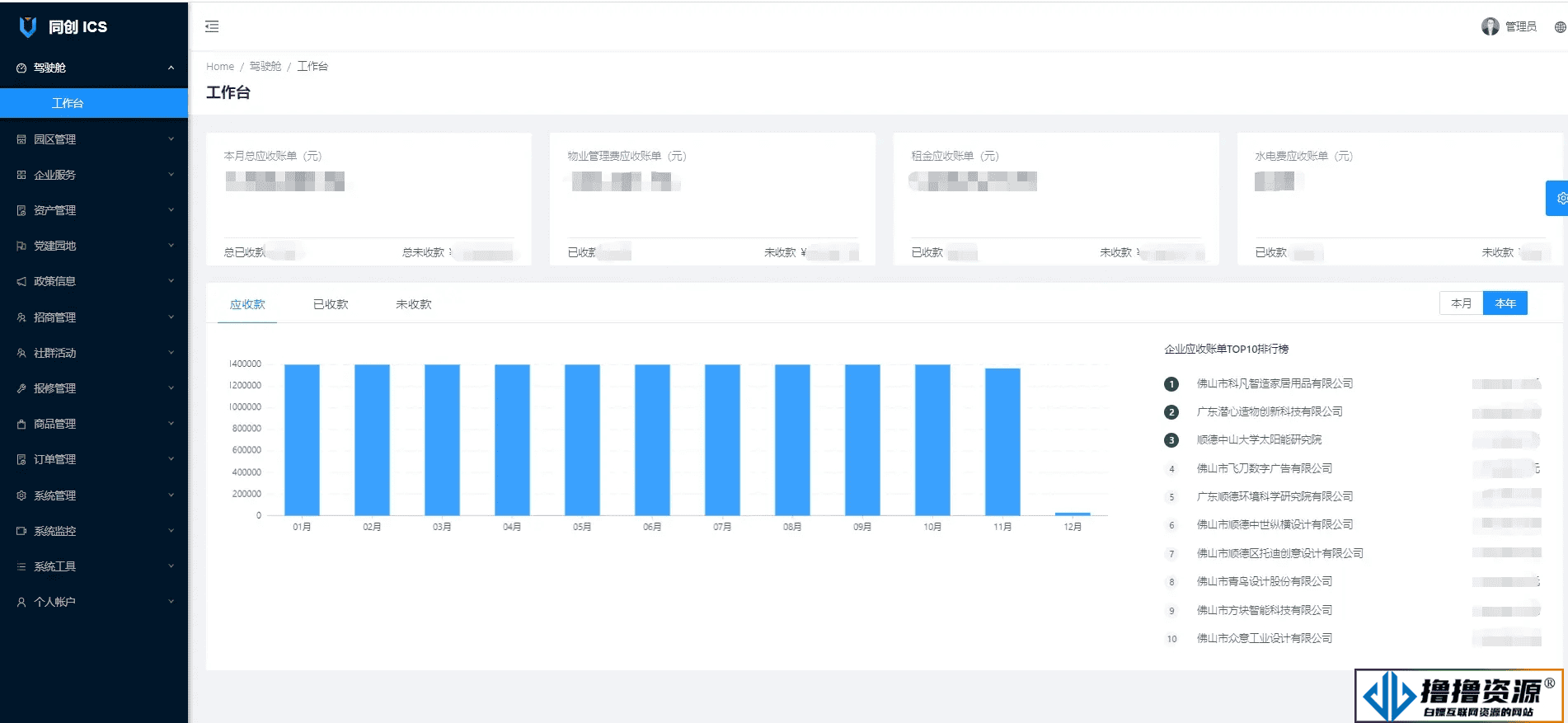 智慧园区管理系统V2.0