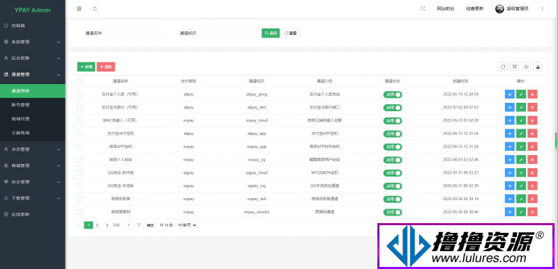 【全开源】源支付YPay开源版支付系统V1.1.4