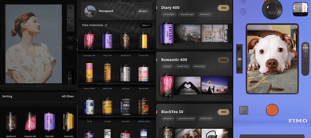 复古胶片相机FIMO v5.9.0会员版/所有胶卷全公益|不死鸟资源网