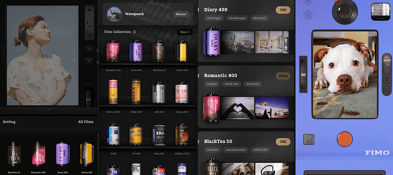 复古胶片相机FIMO v5.9.0会员版/所有胶卷全公益|不死鸟资源网