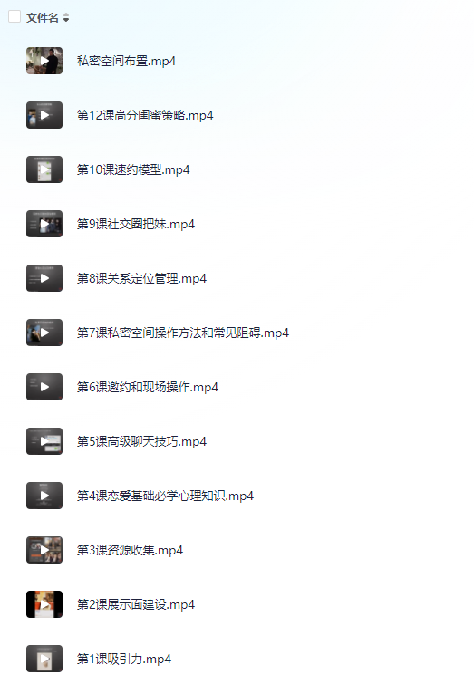 恋爱情报局.脱单12技|不死鸟资源网