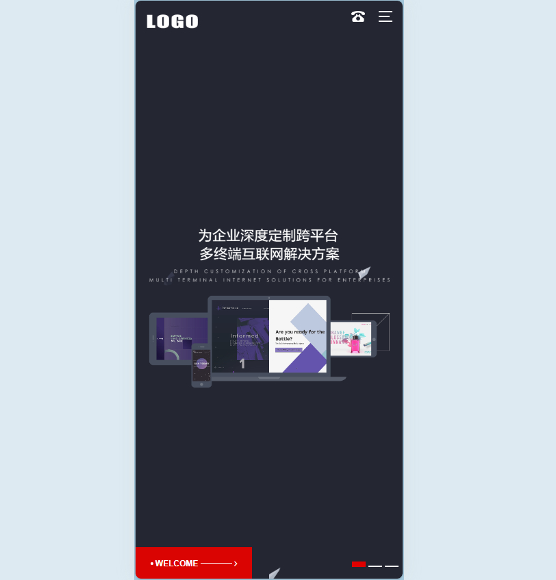 图片[2]|响应式高端网络建站设计类公司网站模板源码|不死鸟资源网