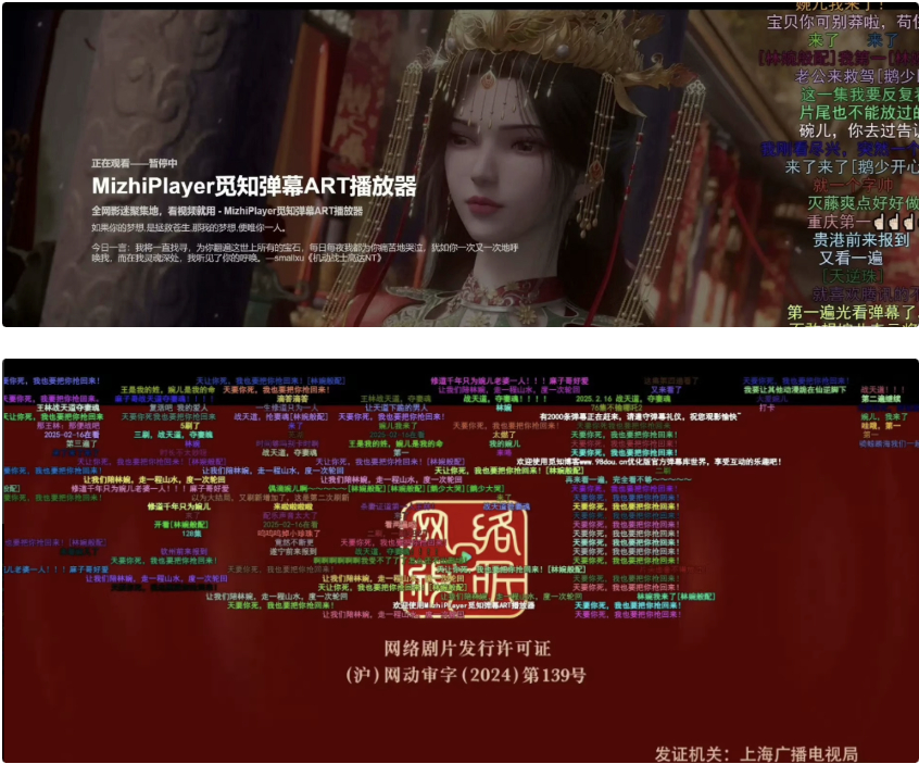 2025觅知ART弹幕播放器全新UI | MizhiPlayer多功能播放器|不死鸟资源网