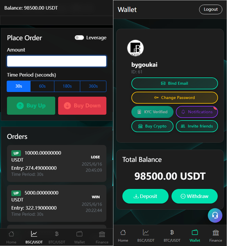 图片[2]|虚拟货币微交易投资理财源码/完美K线控制+完整用户输赢控制+代理/前端html+后端PHP|不死鸟资源网