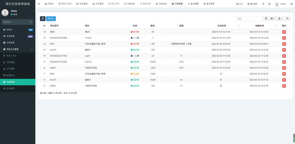 图片[10]|私有化项目任务系统：FastAdmin 框架开发，覆盖项目 / 财务 / 绩效全功能|不死鸟资源网