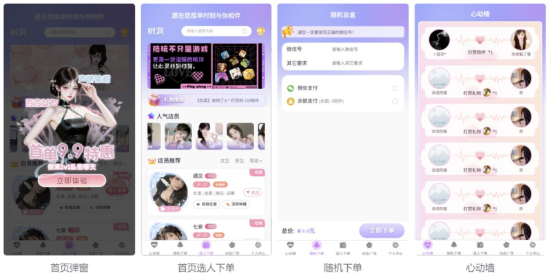 公众号陪玩树洞系统源码介绍与下载|不死鸟资源网