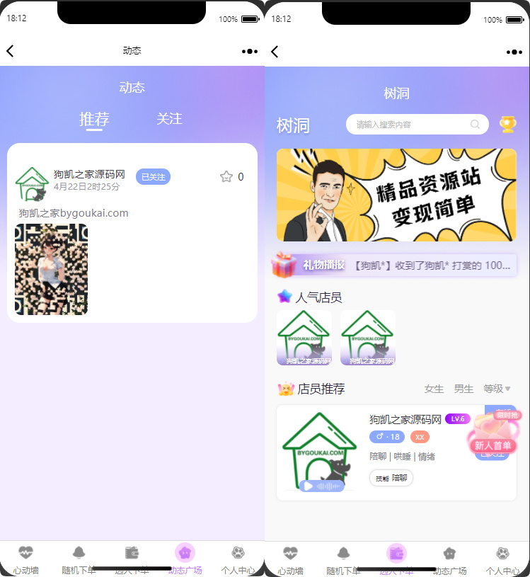 图片[5]|公众号陪玩树洞系统源码介绍与下载|不死鸟资源网