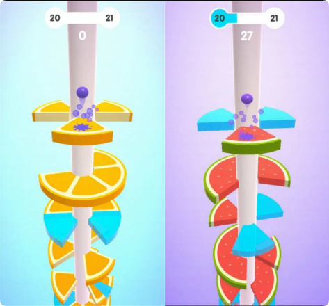 HelixFruit 螺旋下坠水果爬楼梯手游 Unity 源码|不死鸟资源网