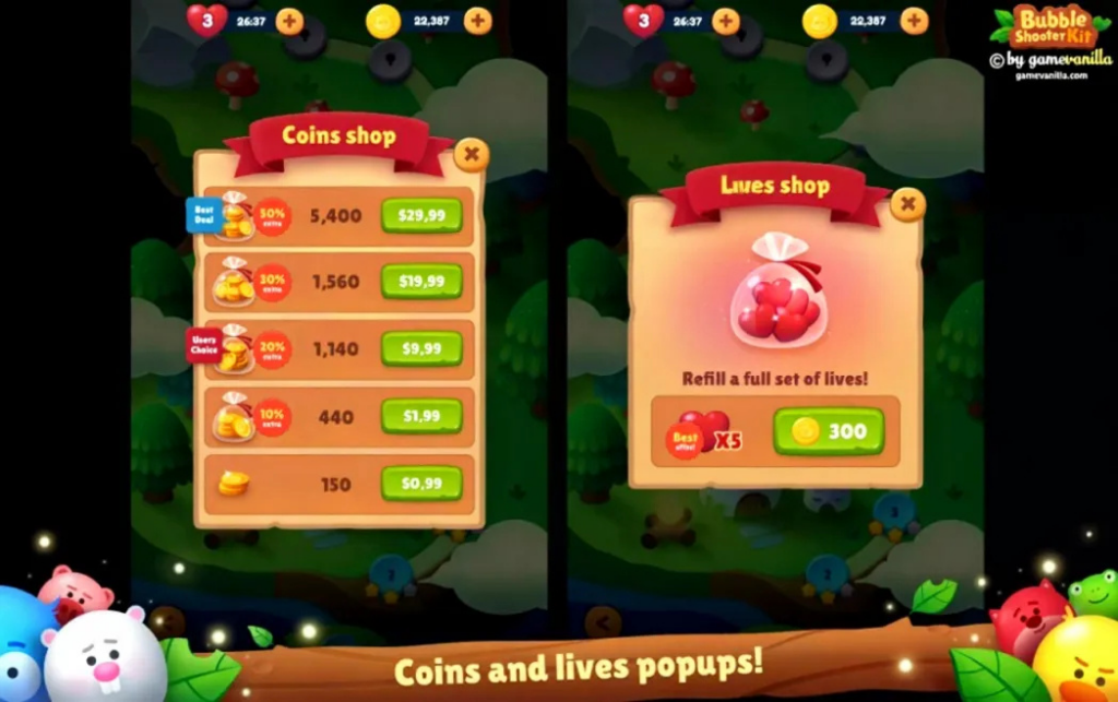 图片[3]|UnityBubbleShooterKit2.5.0 泡泡龙射击消除手游完整 U3D 免编程游戏模板源码|不死鸟资源网