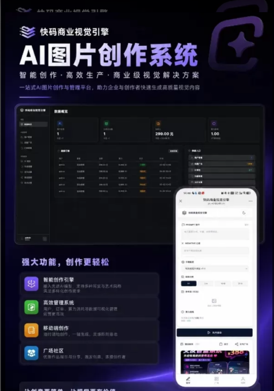 快速搭建AI绘图平台:基于PHP+MySQL的AI图片生成系统|不死鸟资源网