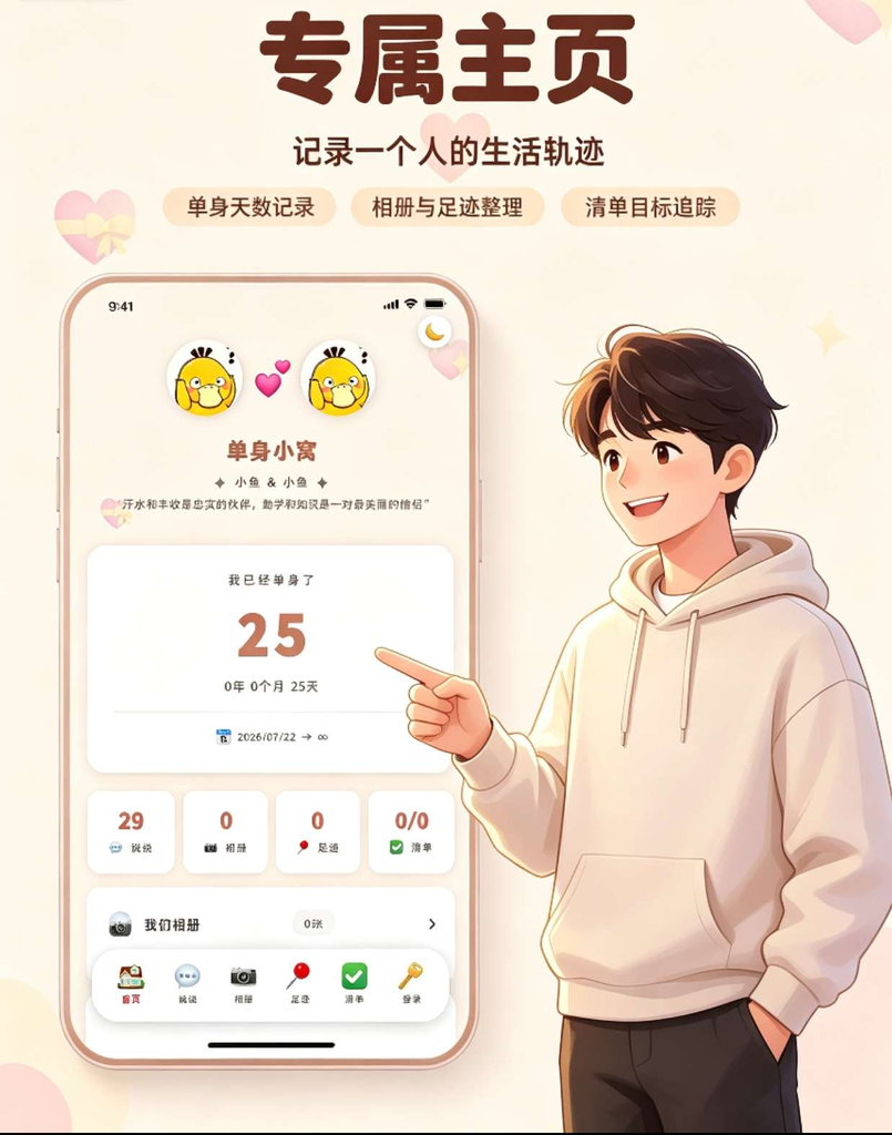 情侣小窝/情侣记录网站源码 全开源|不死鸟资源网