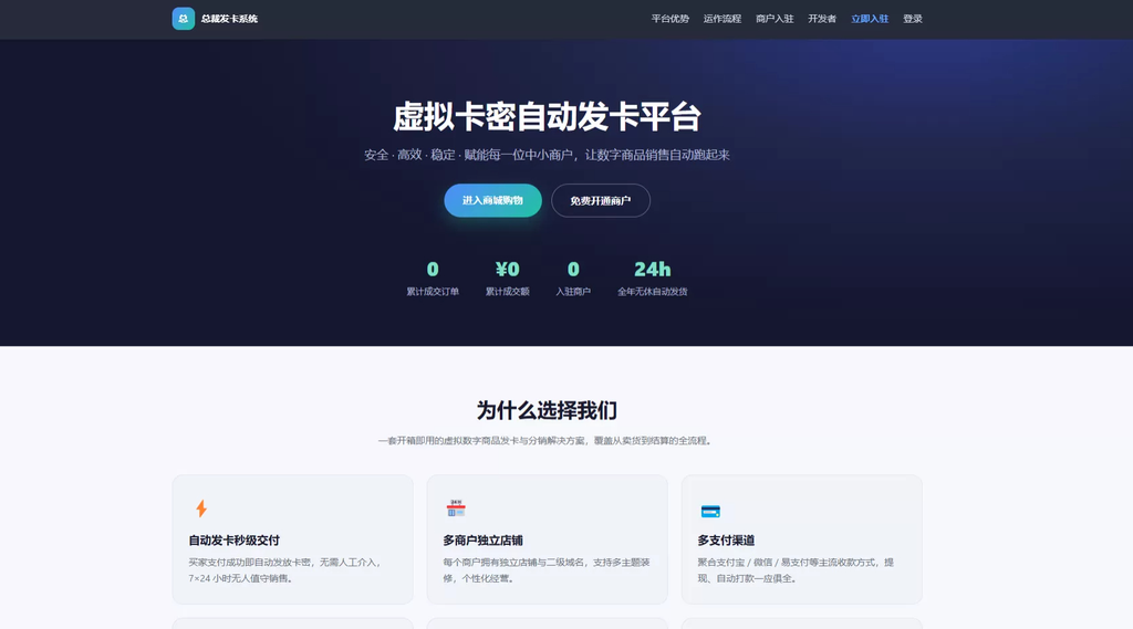 总裁自动发卡系统源码|不死鸟资源网